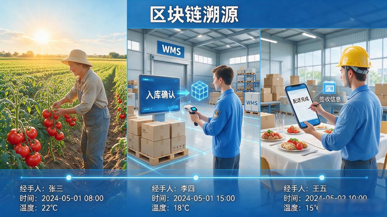 供应链数字化 区块链溯源 农产品溯源_区块链溯源工作流程